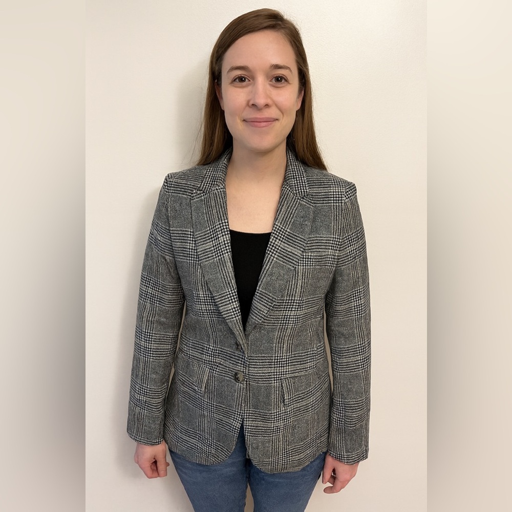 Love Tree Gray Plaid Blazer
